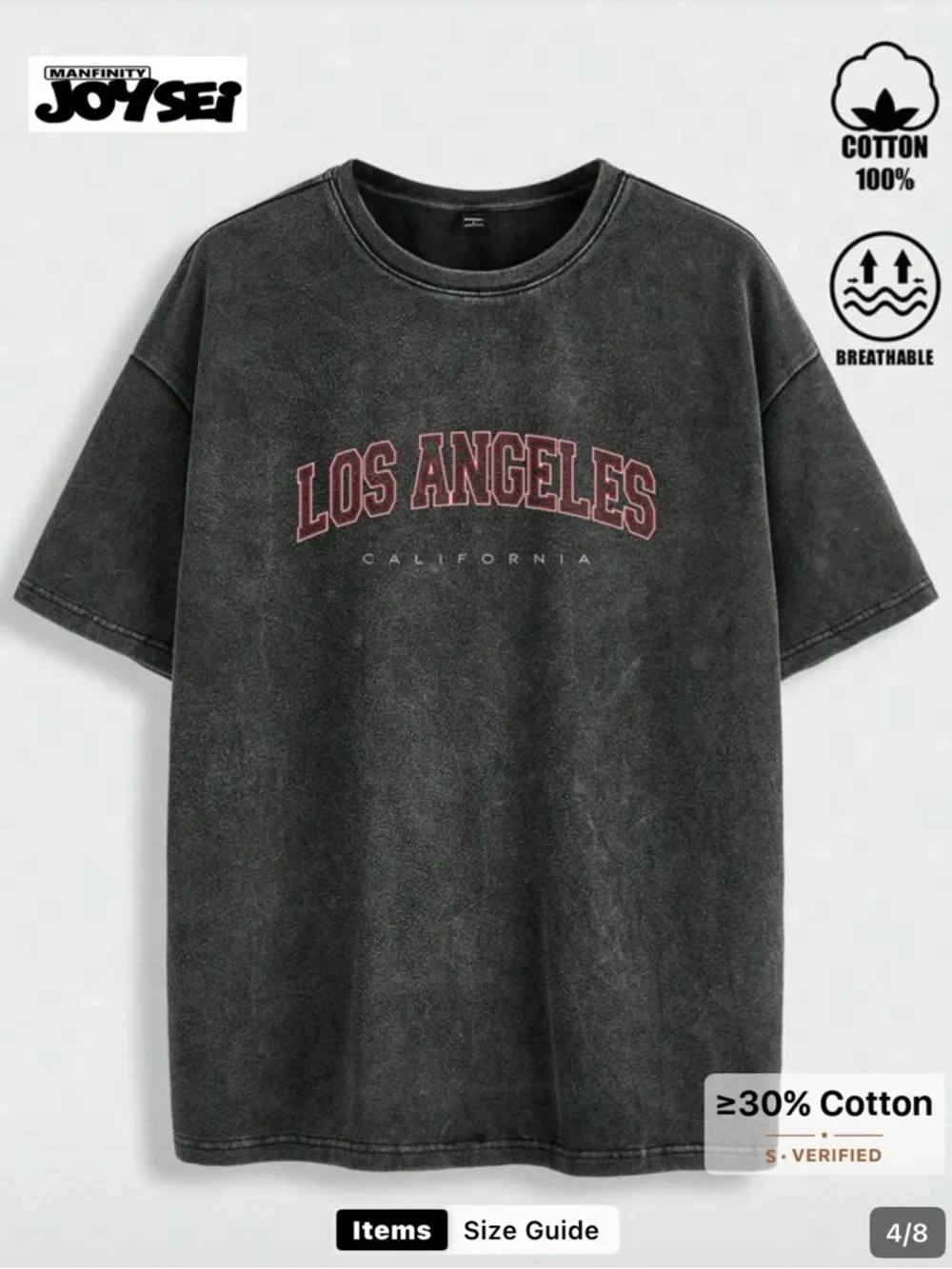 NFINITY Los Angeles California Graphic Tee Size Medium - Picture 3 of 9
